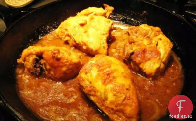 Pollo con Salsa de Cebolla