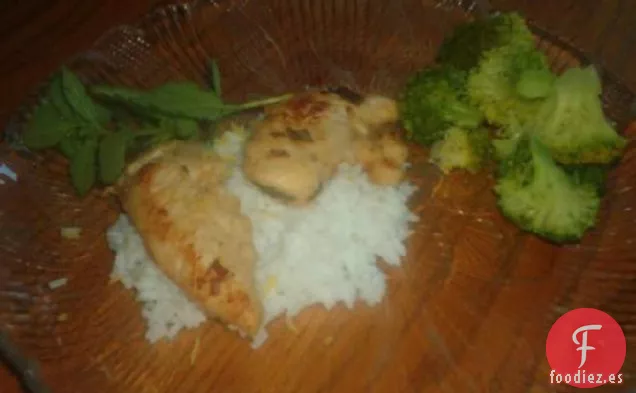 Pollo con Albahaca y Limón a la Parrilla