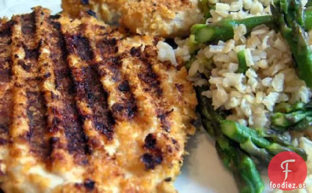 Migas de Maíz de Pollo a la Parmesana