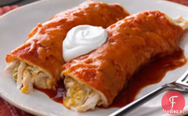 Enchiladas de Pollo y Chile Verde