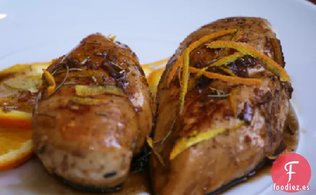 Pollo A La Parrilla A La Naranja Con Hierbas