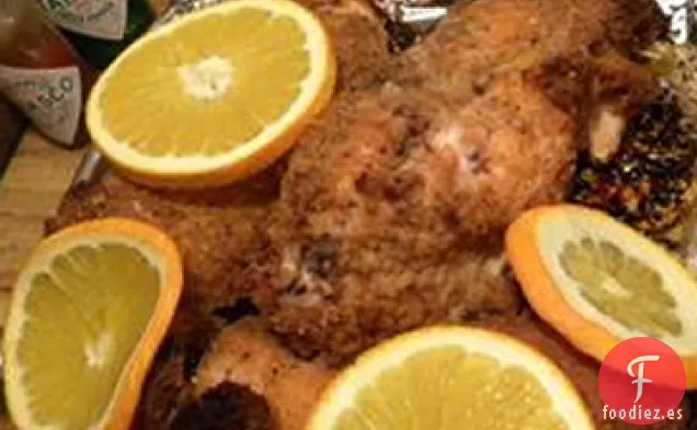 Pollo Recubierto de Naranja