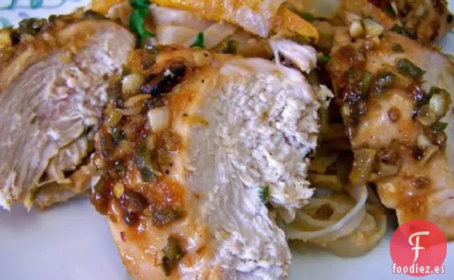 Pollo con Cilantro y Limón