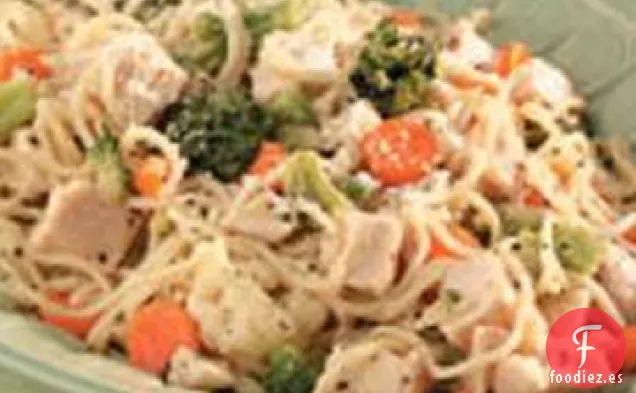 Pasta de Pollo Primavera