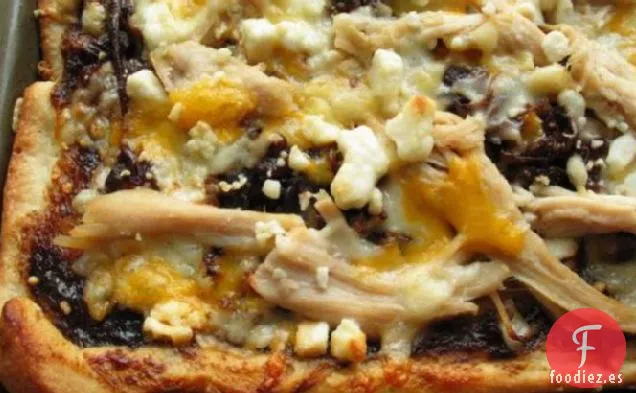 Pizza de Pollo a la Barbacoa Italiana Fácil