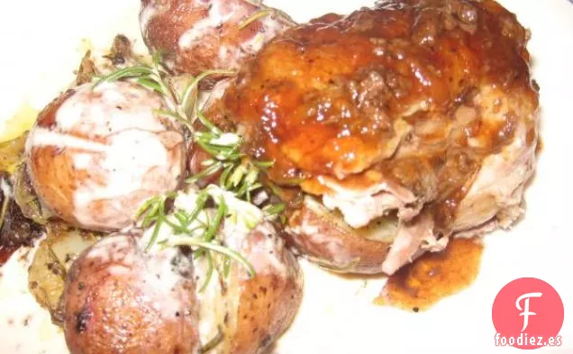Pato Asado Renaissance Hvar Con Manzanas