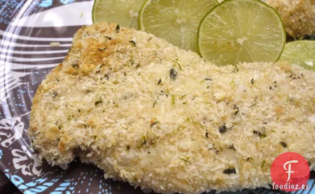 Pescado con Costra de Coco y Lima