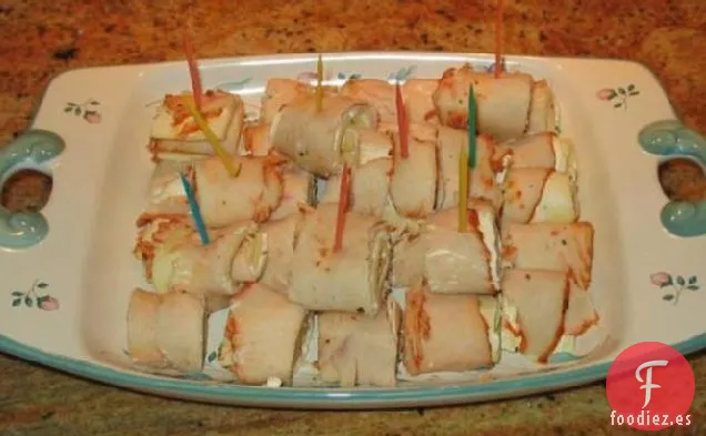 Aperitivos Fáciles de Queso y Pavo