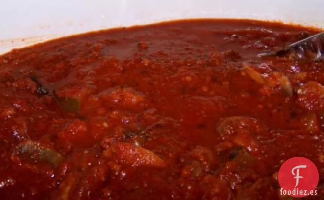 Mi Opción de Salsa de Espaguetis Baja en Grasa