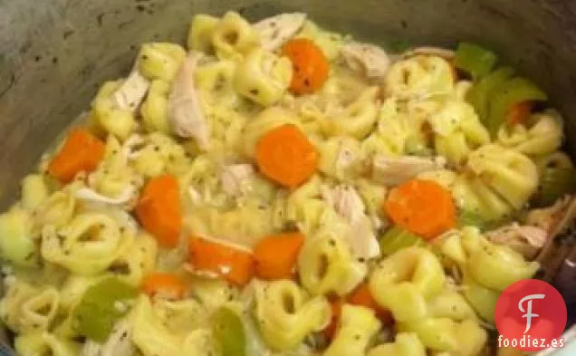 Sopa de Tortellini de Pavo
