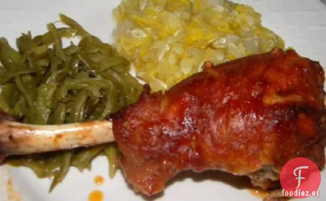 Patas de Pavo Asadas al Horno Fácil