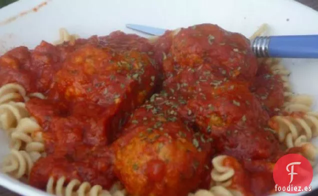 Albóndigas de Pavo con Queso Parmesano Bajo en Grasa de Kittencal