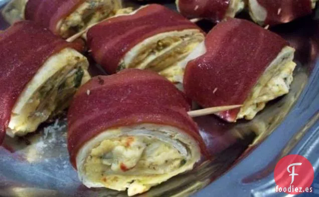 Hors D'oeuvres Mexicanos de Tocino y queso de Johnny Jalapeño