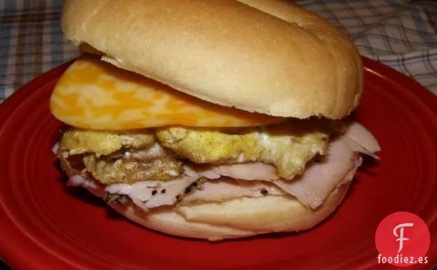 Impresionante Sándwich de Bagel de Desayuno