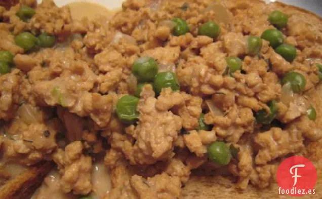 Stroganoff de Carne Picada de Imitación (Pavo)