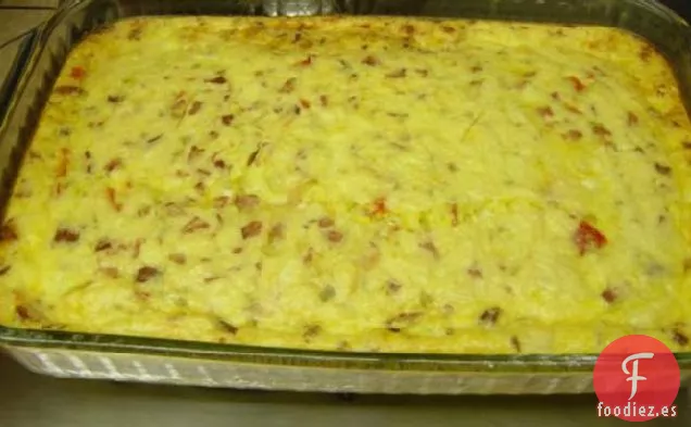Cazuela de Huevo de Salchicha