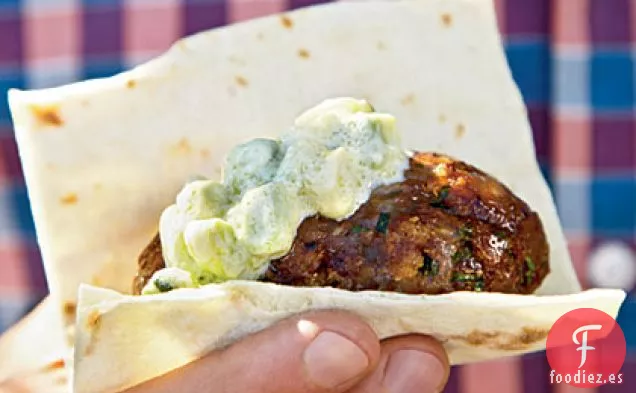 Albóndigas de Pavo de Oriente Medio a La Parrilla