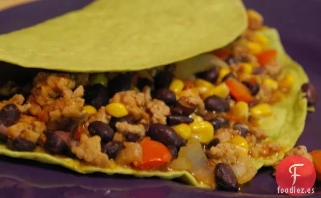 Tacos de Pavo del Suroeste