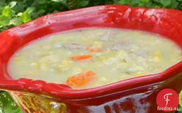 Sopa de Maíz y Pavo