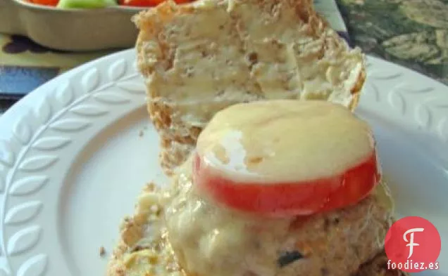 Hamburguesas de Pavo con Queso Cheddar