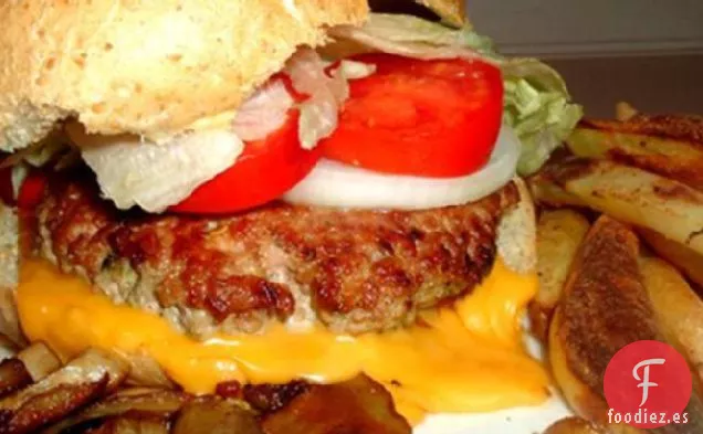 Hamburguesas de Pavo A la Parrilla Picantes