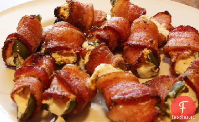 Jalapeños rellenos para la Parrilla