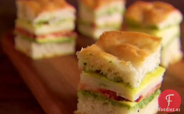 Mini Sándwiches Club Italianos