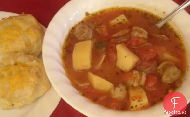 Sopa de Salchicha Italiana (Pavo) 