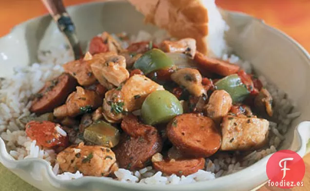 Pollo y Salchicha Ragoût