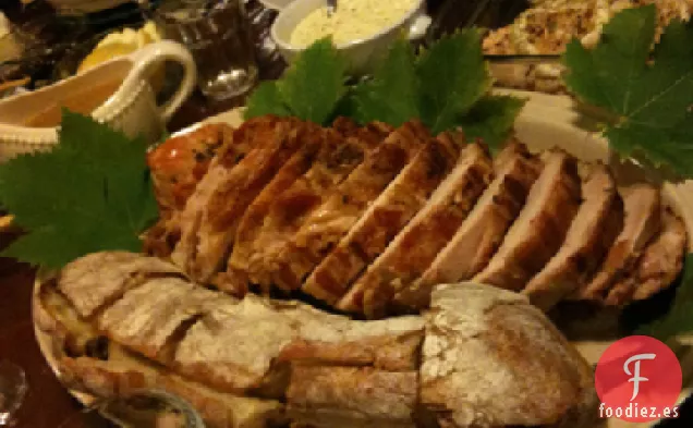 Rodajas De Pavo A La Parrilla Con Alioli Rápido (Mayonesa De Ajo)