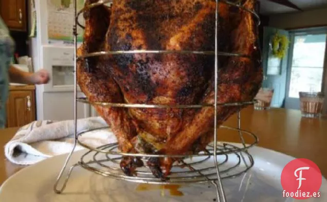 Pavo Asado Frotado con Salvia