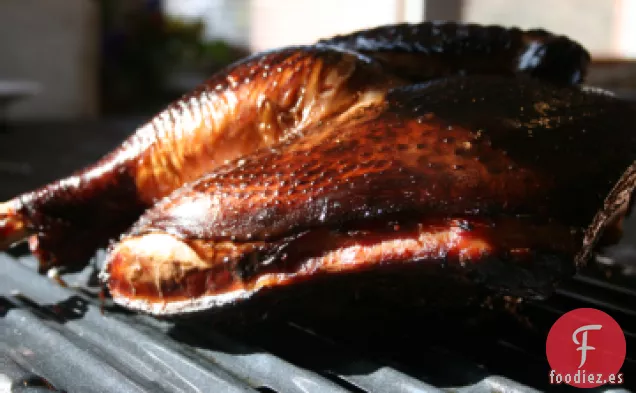 Pavo Ahumado Bañado Con Aceite De Pasta Cascabel