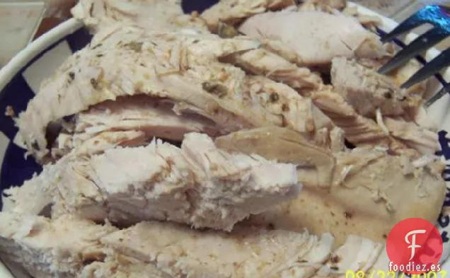 Pechuga de Pavo Asada con Hierbas de Limón