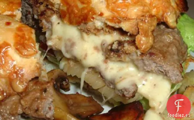 Hamburguesas con Queso de Adentro Hacia Afuera