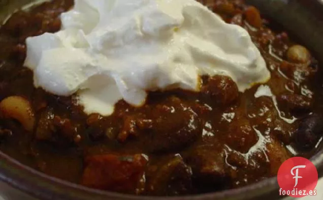 Chile De Pavo Con Frijoles Blancos