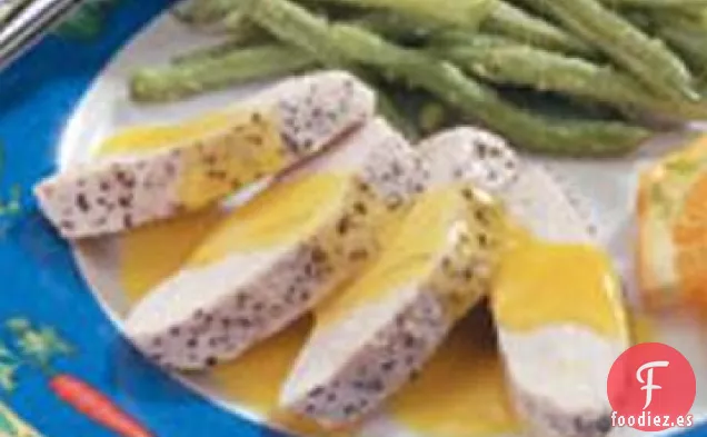 Pavo con Salsa de Naranja