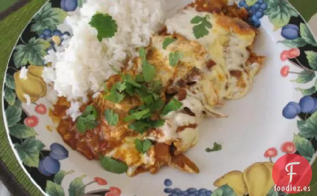 Enchiladas de Pavo sobrantes