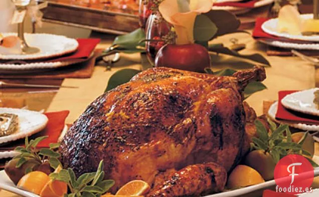Pavo Glaseado con Mermelada y Salsa de Menudillos