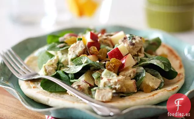Ensalada De Pollo Al Curry Con Berros
