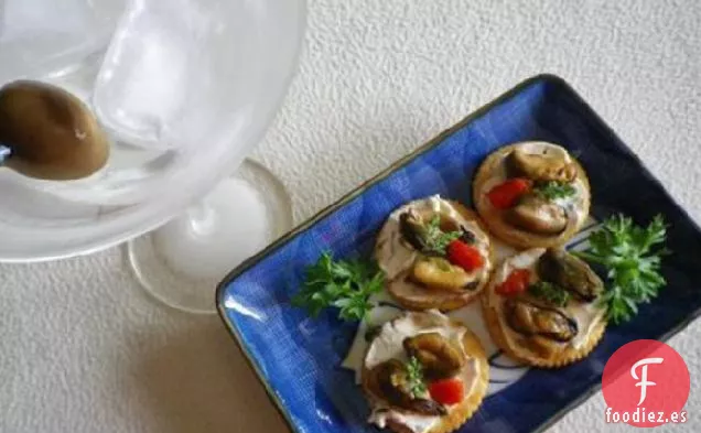 Aperitivos de Ostras Ahumadas de Boomette