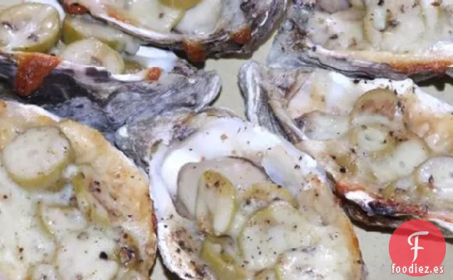 Ostras y Aceitunas a la Barbacoa
