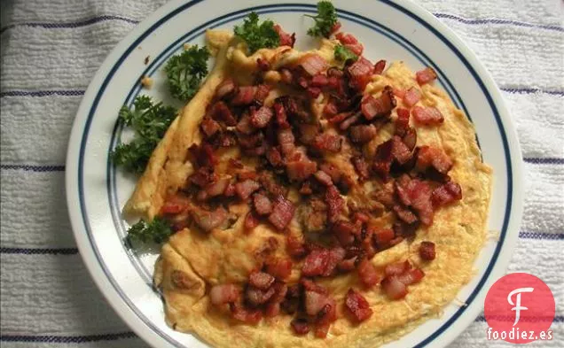 Piel de Pimiento Verde, Jamón y Tofu Con Vinagre de Sésamo