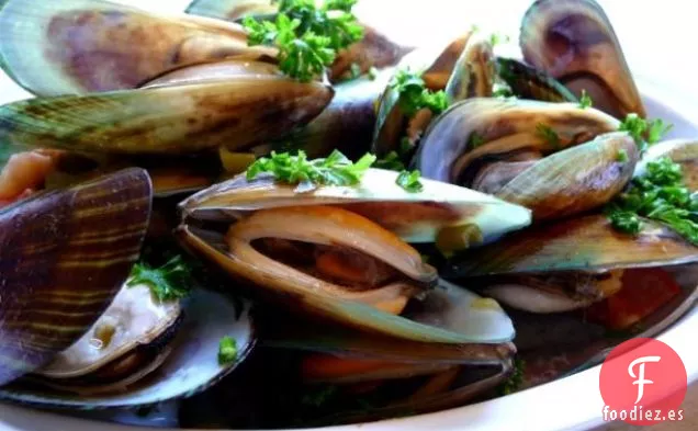 Spaghetti Con Cozze E Pomodoro (Mejillones y Tomates)
