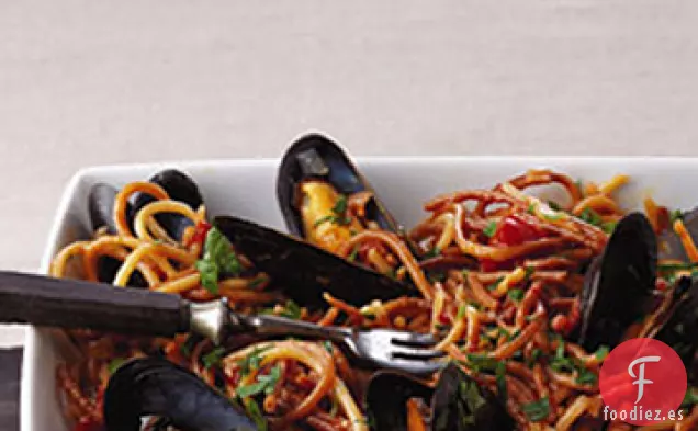 Fideos con Mejillones