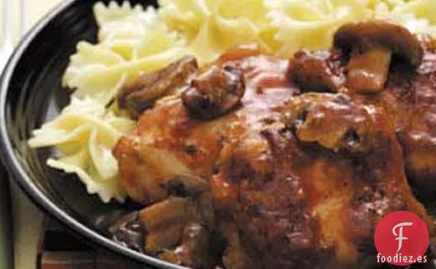 Merlot de Pollo con Champiñones
