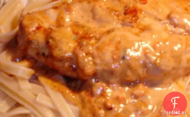Pollo a la Parmesana y Pasta