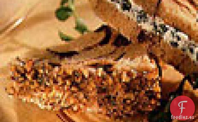Sándwiches de Té de Berros y Queso de Cabra