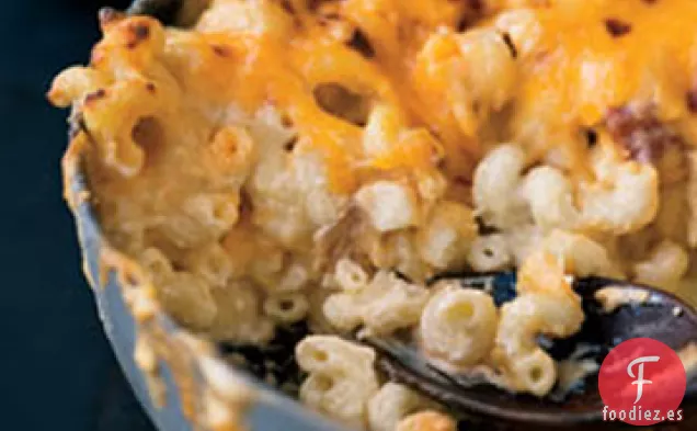 Queso Cheddar, Macarrones con Tocino y queso