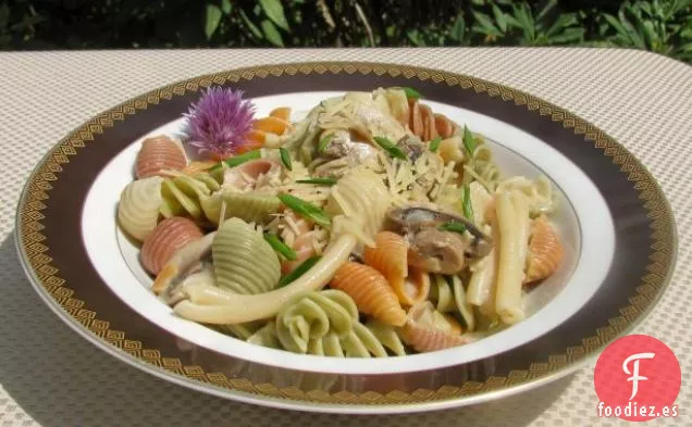 Pasta Con Salsa De Crema Cítrica