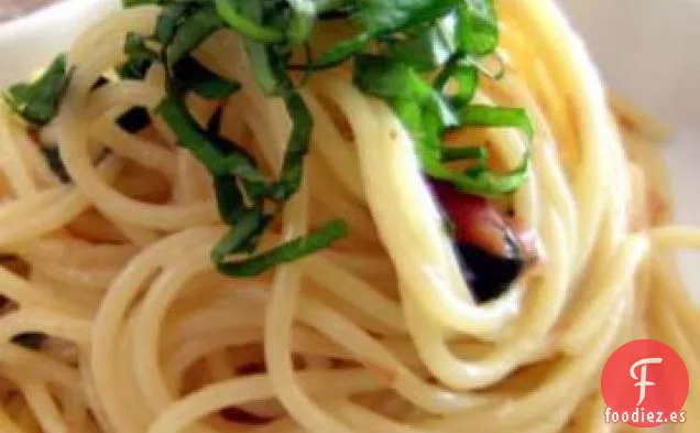 Pasta Ume Shiso al Estilo Japonés